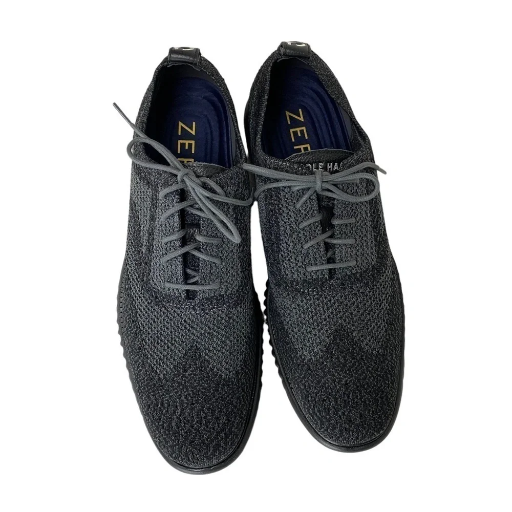 Cole‎ Haan ZeroGrand Wingtip Oxford Shoe Black 12